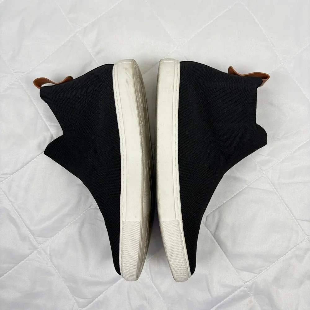 Gentle Souls by Kenneth Cole Knit Slip-On Sneaker Booties Black‎ Women's 8.5